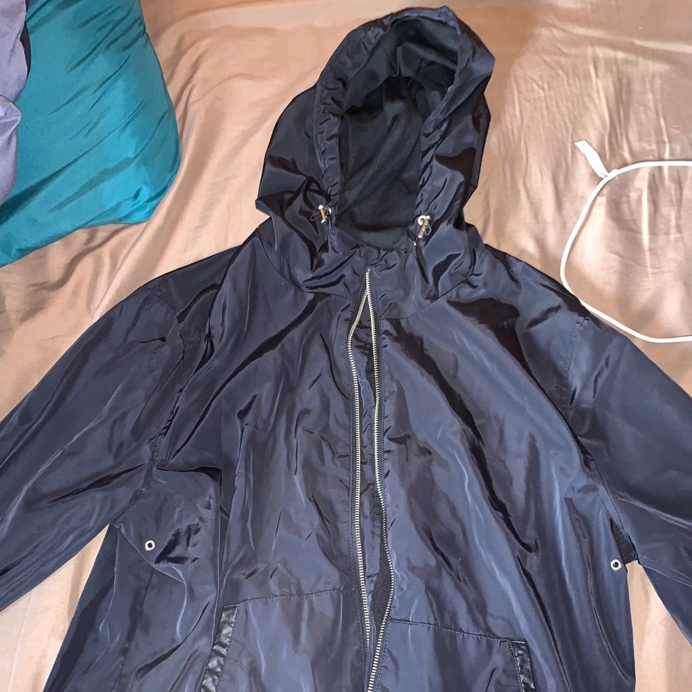 Windbreaker zip up hoodie